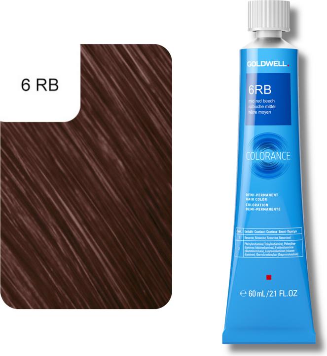 Actual product image Goldwell Colorance Tube Demi-Permanente (6RB red beech medium)