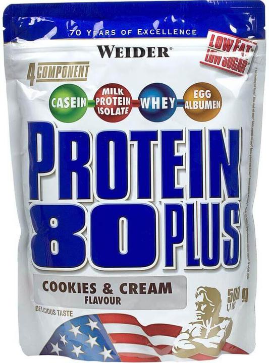 Actual product image Weider Protein 80 Plus (Cookie, Cream, 1 pcs., 530 g)
