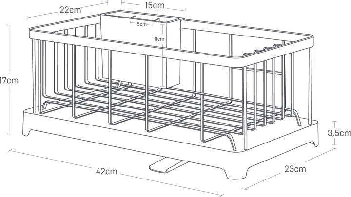 Actual product image Yamazaki Tower drainer