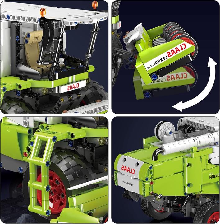 Actual product image Mould King Claas Lexion 760 harvester