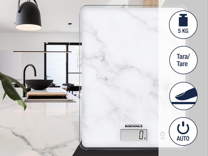 Immagine prodotto Soehnle Bilancia da cucina digitale Page Compact 300 Marble