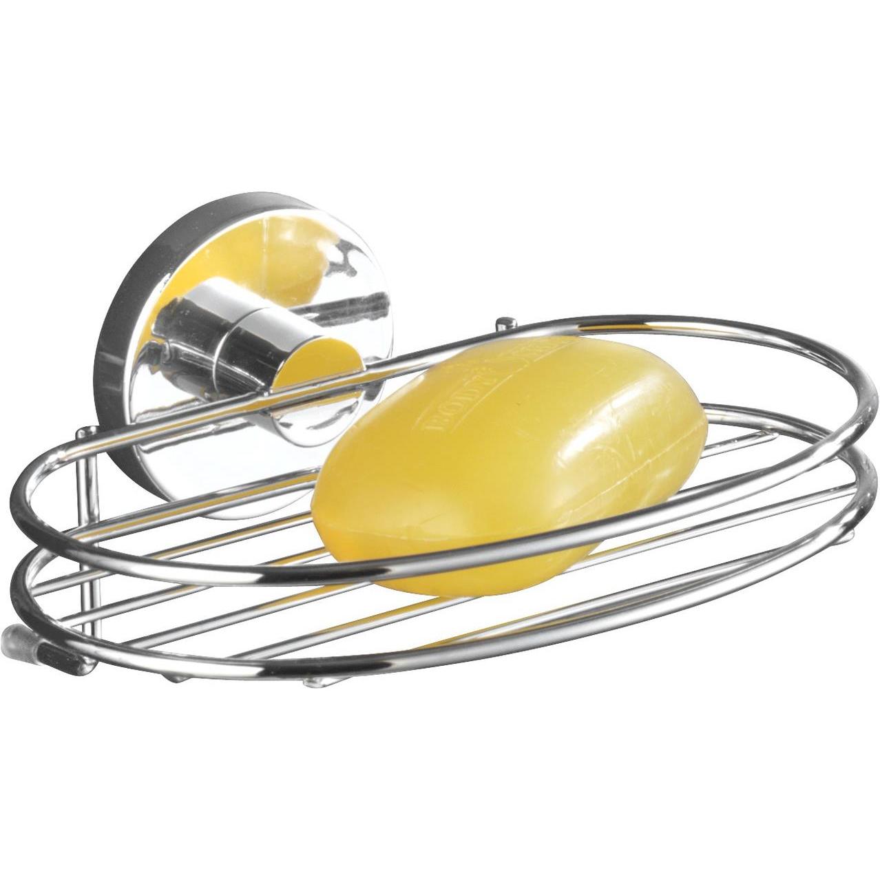 Fixation Adhésive Forte Porte-gobelet Wenko Milazzo - Fixation Sans Perçage Vacuum-Loc® - Rangement Brosse à Dents Et Dentifrice Etagere Rangement