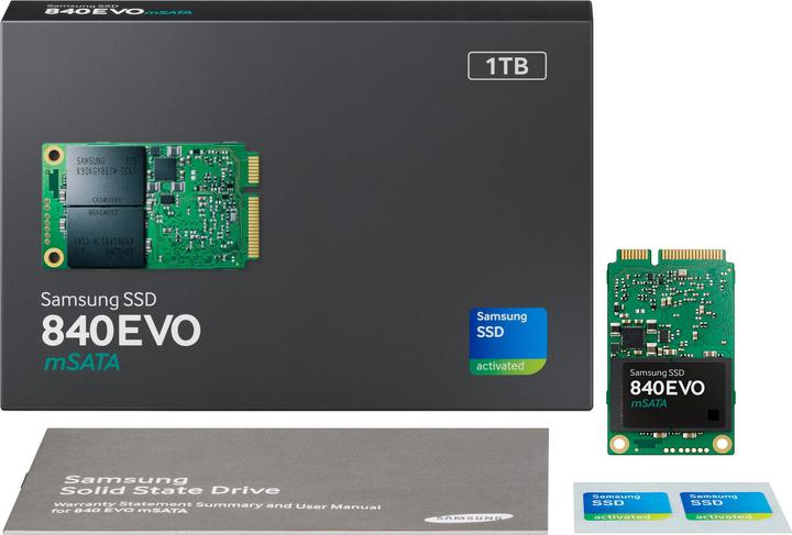 Produktbild Samsung 840 Evo (1000 GB, mSATA)