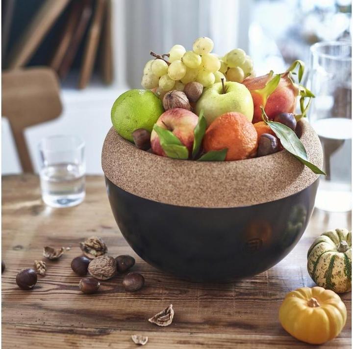 Actual product image Emile Henry Fruit bowl 36 cm 1 piece, Black (36 cm, 6.50 l, 1 x)