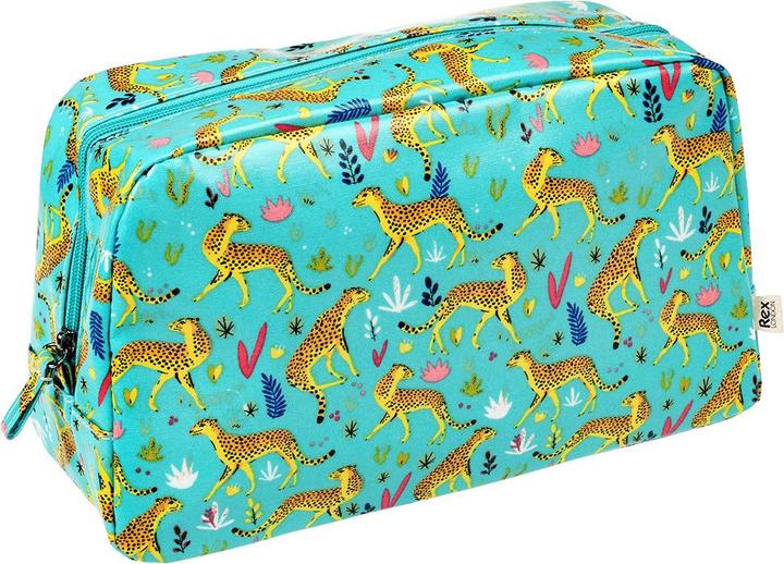 Actual product image Rex London toeletry bag cheetah