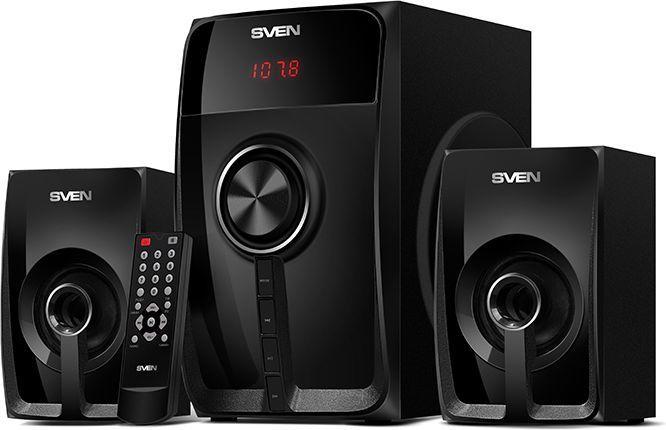 Sven MS-307, 2.1 speakers, FM, Bluetooth, USB/SD, LED Ekranas, RC unit, power output 40W (20 + 2  1