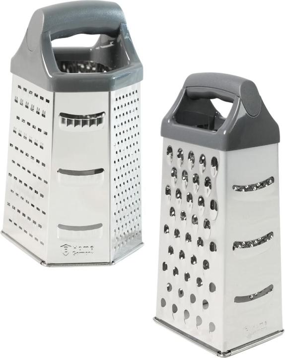 Image du produit B-Home 2er-Set Edelstahl-Küchenreiben XL Gemüsereiben Handreiben