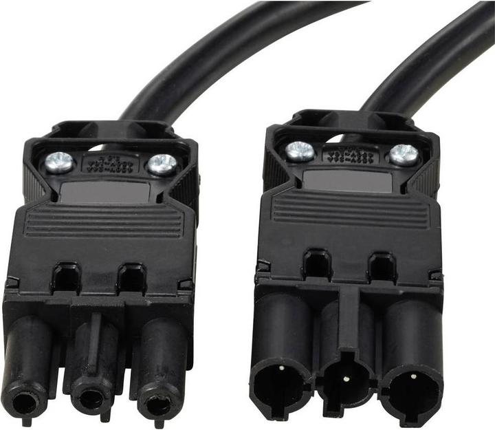 Immagine prodotto Sygonix SY-6676360 Verlängerungsleitung Schwarz 2 m (2 m, GST18)