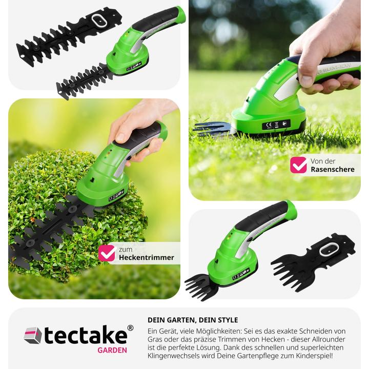 Immagine prodotto tectake Tagliasiepi (Tagliasiepi a batteria)