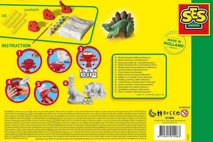 Actual product image Ses Plaster casting dinos
