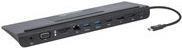 Produktbild Manhattan Triple-Monitor Dock (Docking Port, 11 Ports)