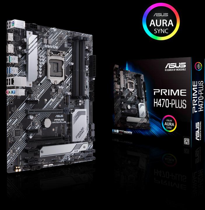 Immagine prodotto ASUS PRIME H470-PLUS (LGA 1200, Intel H470, ATX)