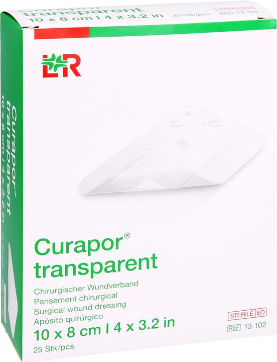 Produktbild Curapor Wundverband 8x10cm transparent (25 x)