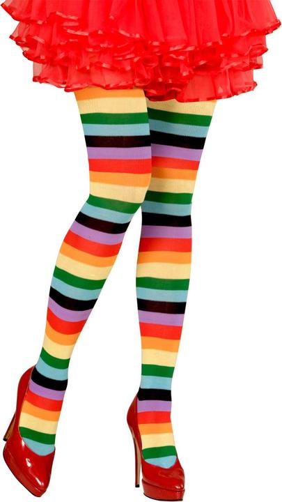 Actual product image Widmann Rainbow tights