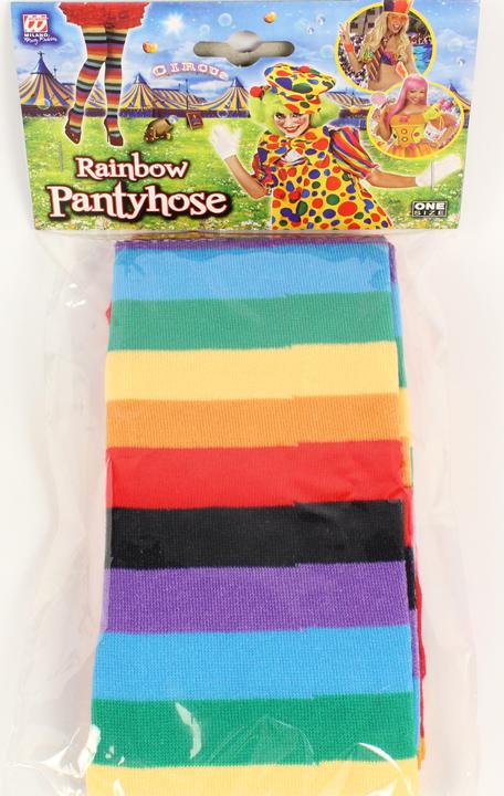 Actual product image Widmann Rainbow tights