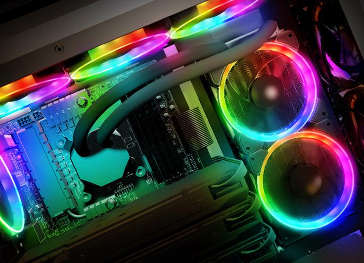 Actual product image Compucase Cougar Puritas RGB - Tower - ATX - without power supply unit (ATX, mATX, Mini-ITX)