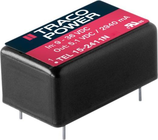 Actual product image TracoPower TEL 15-2415N DC/DC converter 0.6A 15W 24 V/DC