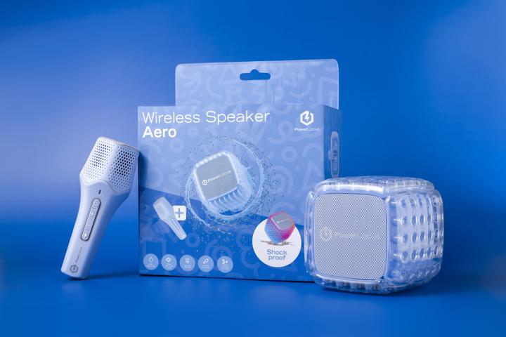 Actual product image PowerLocus Aero Kids Karaoke Bluetooth-Kinderlautsprecher