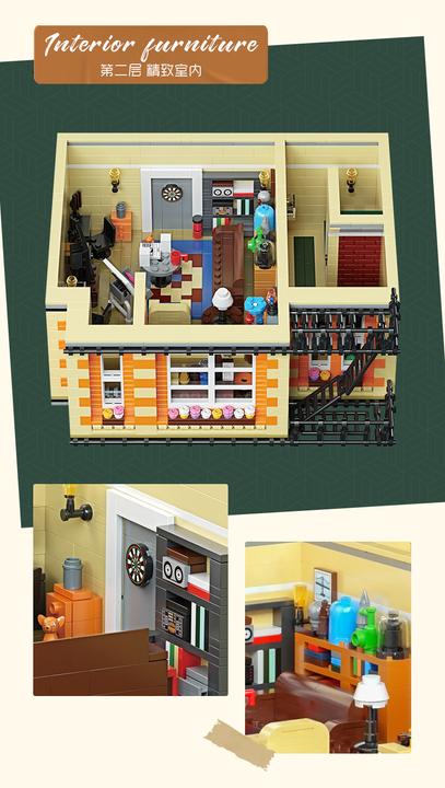 Produktbild Mould King Central Perk - Friends Cafe