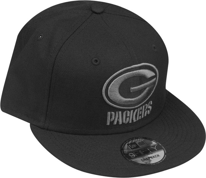 Produktbild New Era 9Fifty Snapback Cap - Green Bay Packers schwarz (One Size)