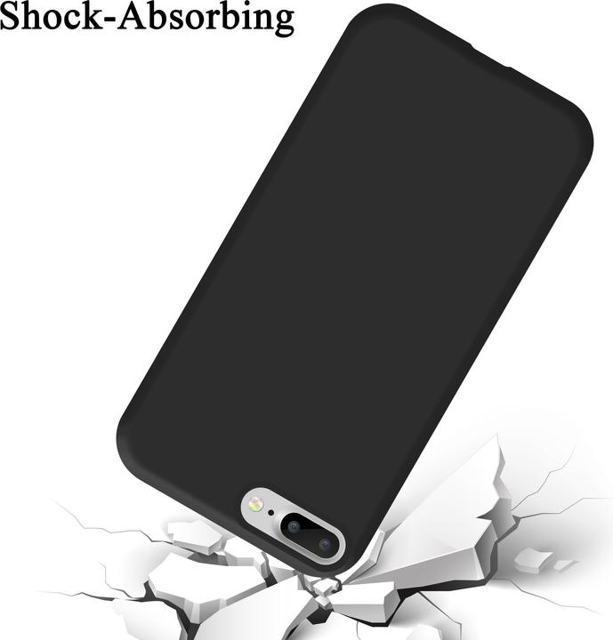 Productafbeelding Cadorabo TPU Liquid Silicone Case Cover (Apple iPhone 7 Plus, Apple iPhone 7s Plus, Apple iPhone 8 Plus)