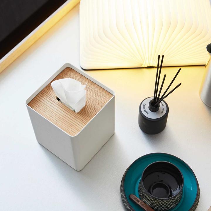Actual product image Yamazaki Taschentuchbox quadratisch RIN
