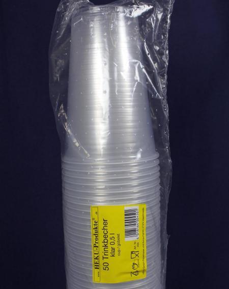 Actual product image Heku Disposable drinking cups (50 x)