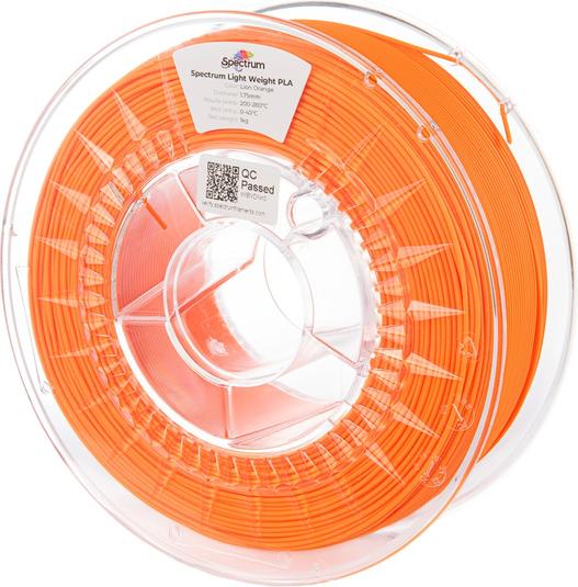Actual product image Filament PLA Light Weight lion orange 1.0kg 1.75mm (PLA, 1.75 mm, 1000 g, Orange)