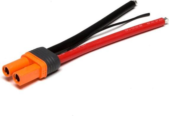 Immagine prodotto connettore batteria ic5 con fili da 4" 10 awg