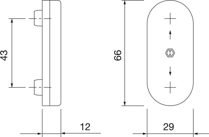 Actual product image Hoppe Plug-in handle rosettes U26SV (Door handle)