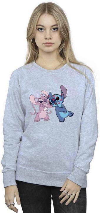 Actual product image Disney Womens/Ladies Lilo & Stitch Kisses Sweatshirt (M)