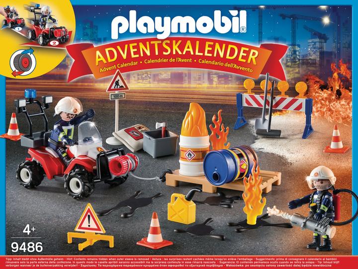 Produktbild Playmobil Feuerwehreinsatz auf der Baustelle (9486)