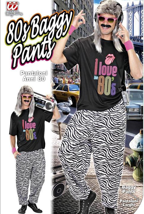 Produktbild Widmann Zebrahose 80er Jahre (M/L)