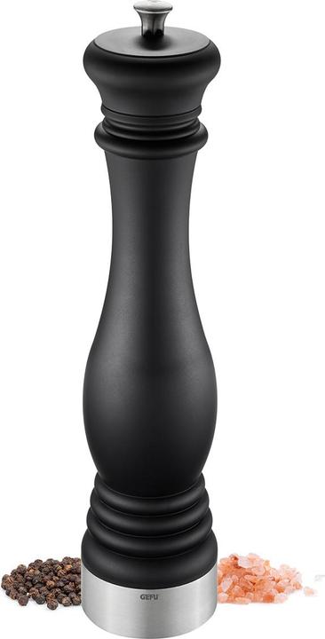 Produktbild GEFU Salz- oder Pfeffermühle FLAVIO L, schwarz (Pfeffer, Salz)