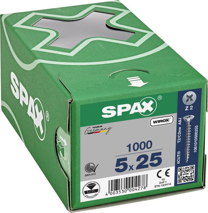 Image du produit Spax Vis pour panneaux agglomérés (1000 Vis par pièce)