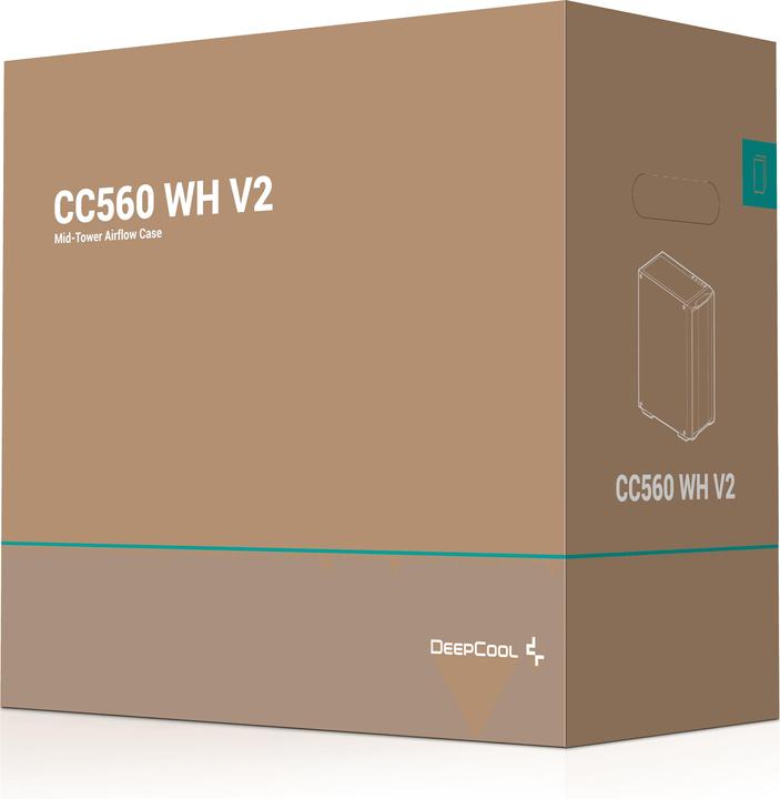 Image du produit Deepcool CC560 V2 wh (ATX, mATX, Mini-ITX)