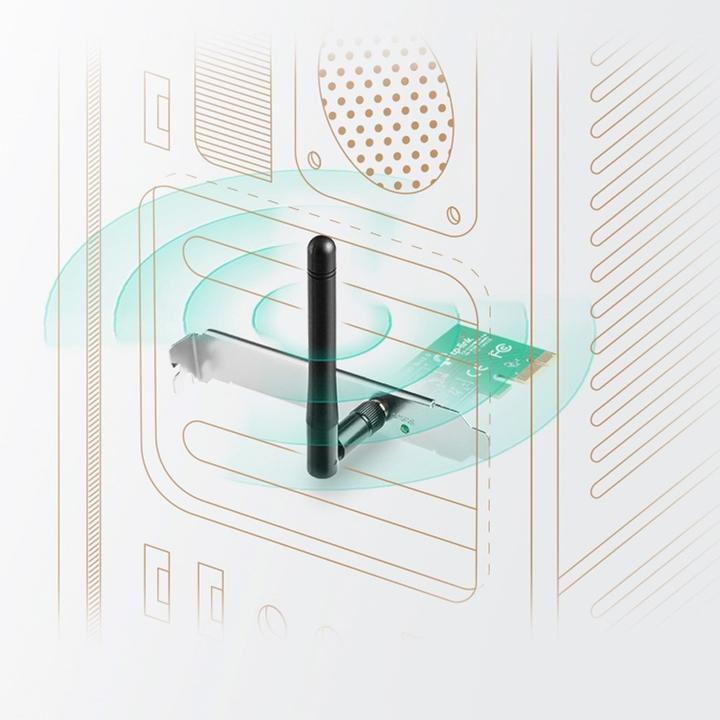 Immagine prodotto TP-Link TL-WN781ND, adattatore PCI-E Wireless N Wireless N (Mini PCI Express)