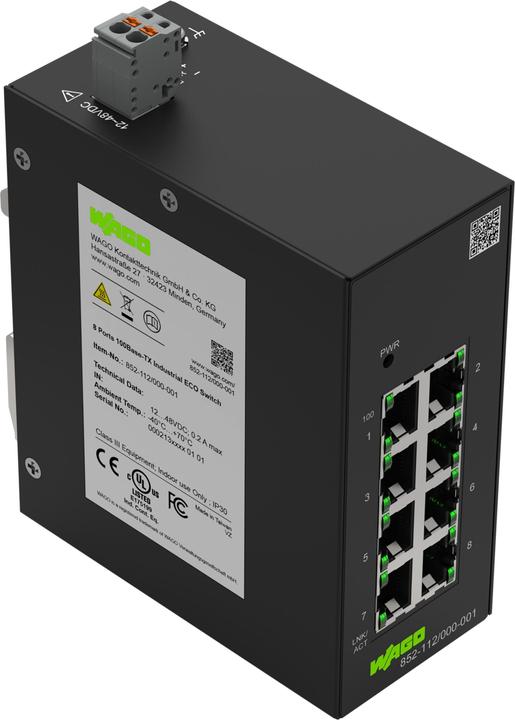 Actual product image Wago 852-112/000-001 Industrial-ECO- (8 Ports)