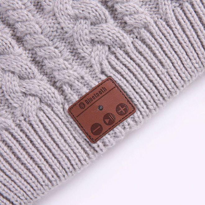 Actual product image MU Classic Bluetooth Knit Hat with Stereo Headphones (One size)