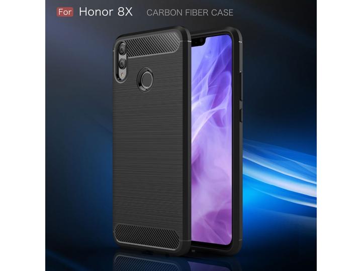 Image du produit Screenguard Housse Honor 8X Carbon Brushed Soft TPU (Honor 8X)