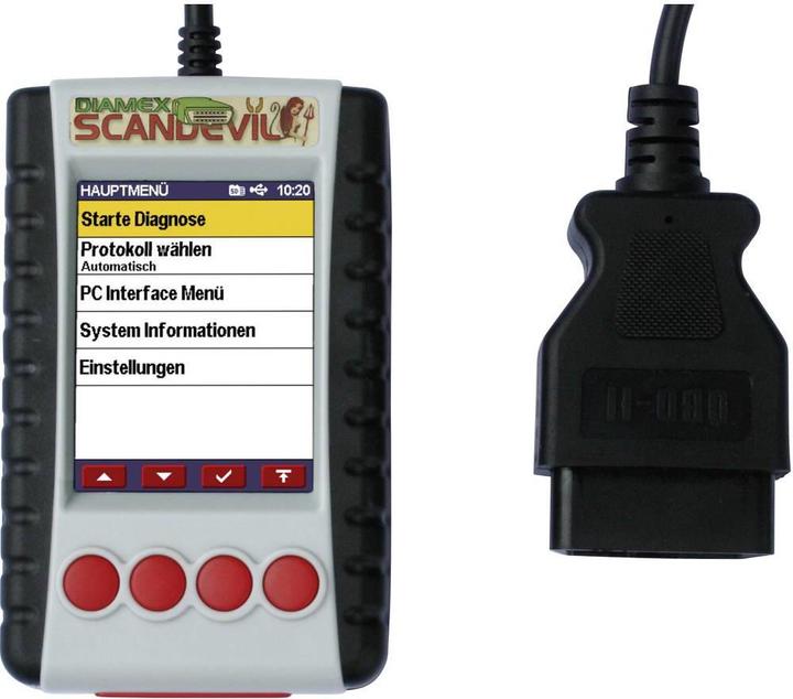 Produktbild Diamex OBD II HandheldAnalyser PCAnbindung Scandevil