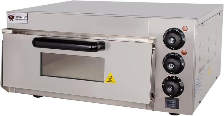 Produktbild Beeketal BPO33-1 Pizzaofen, 400x400mm Backfläche (Pizzaofen Gastro)