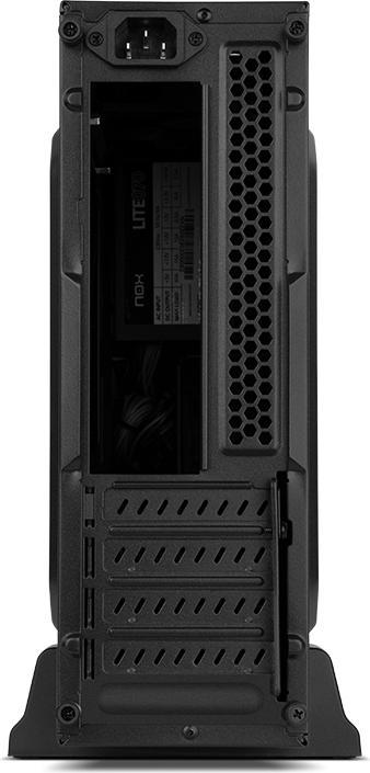 Produktbild Nox Lite070 - PC - Schwarz - ITX - micro ATX - ABS - SPCC - Stahl - 7,5 cm - 25,6 cm (mATX, ITX)