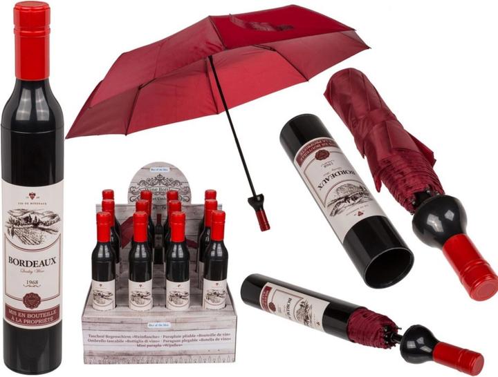 Image du produit Out of the blue Parapluie de poche Bouteille de vin