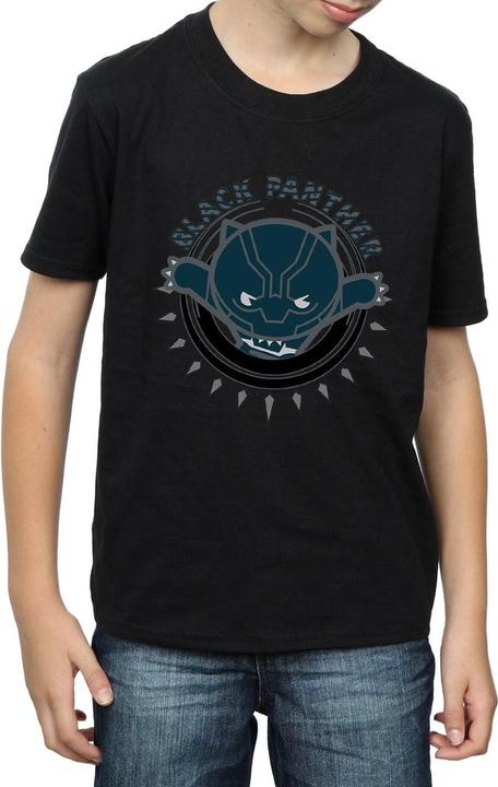 Image du produit - T-shirt KAWAII BLACK PANTHER POUNCE - Garçon (128)