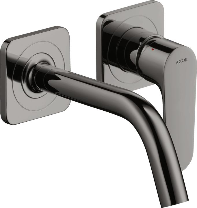 hansgrohe AXOR Citterio M Single lever flush-mounted basin mixer with rosettes and short spout Wall