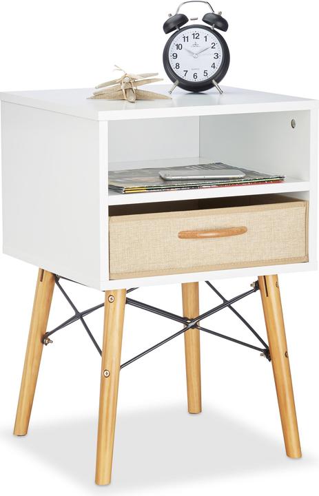 Actual product image Relaxdays Bedside table 2 (40 x 42 x 61 cm)