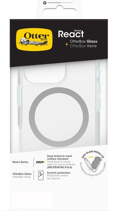 Actual product image OtterBox React + Glass Bundle - Kit (Apple iPhone 16 Pro)