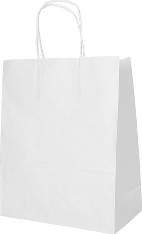 Image du produit Papstar Sac de transport en papier, 440 x 320 x 170 mm, blancá (Pochette cadeau, 25 x)