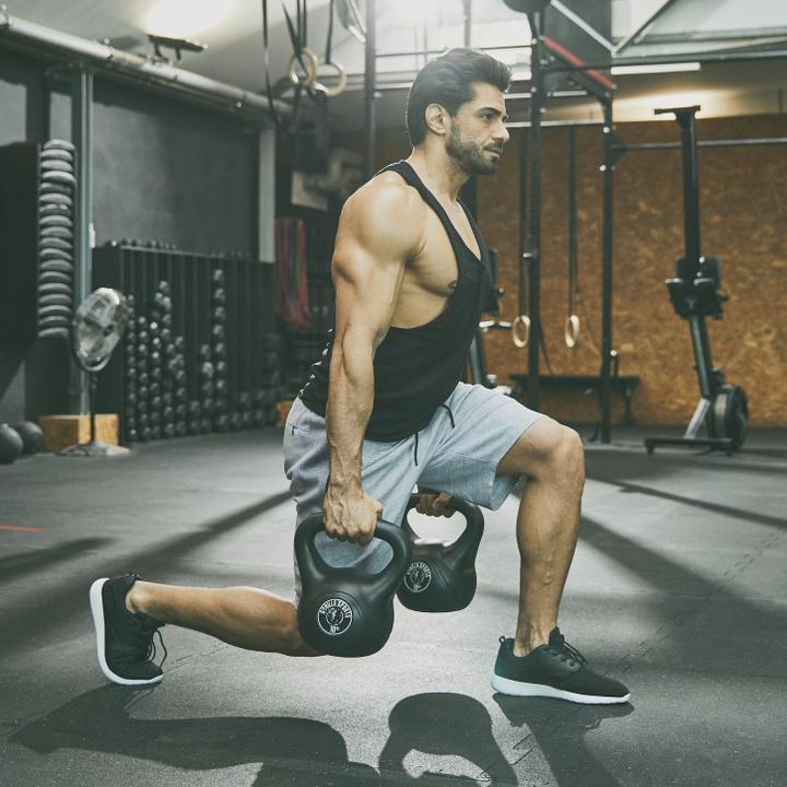 Produktbild Gorilla Sports Kettlebell Cement (1 x 16 kg)
